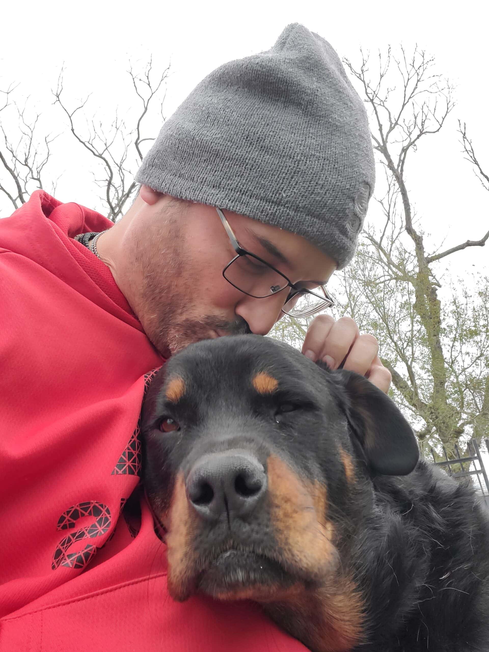 Daniel's Dog Doody team caring for a customer's yard